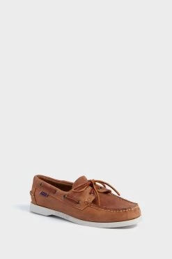 Sebago Brown Tan Portland Crazy Docksides