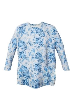 Blue Bouquet Ally Swing Sweatshirt -Vogue Vista Clothing 03xsRaoVwflcXxvEmLkrJnDAJDCNfHa7 1