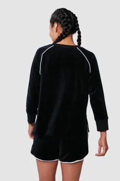 Black Velour Maggie Pullover -Vogue Vista Clothing 0EEd4YxLEa937q0XvDnTSl7MyHHZRz6R 1