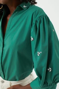 Green Bara Shirt -Vogue Vista Clothing 0Ga68aOUGChWkOOViJZf5hwTqFxHxD9J 1