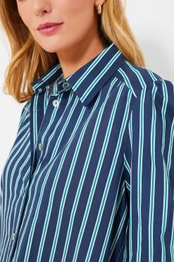 Lagoon Stripe Callahan Shirt Dress -Vogue Vista Clothing 0HYbxIAMjg554Nf8AWpSFpFEkOeK623Z 1