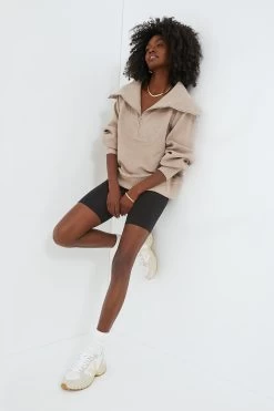 Varley Taupe Marl Vine Half Zip 11 Varley Taupe Marl Vine Half Zip -Vogue Vista Clothing 0SemJp5FsefTjRV7aHSW4PLGezixmqMn 1