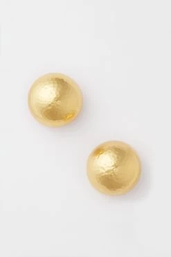 Gold Bria Clip Earrings