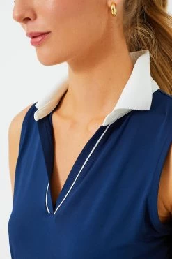 Navy Sleeveless Caroline Polo -Vogue Vista Clothing 1CSu6UjS0dIiS5YAQE3JKPVnscsLvyss 1