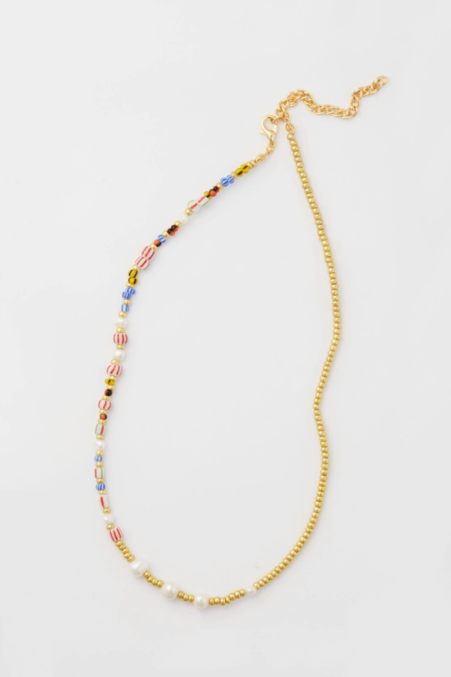 Gold Mixed Elements Necklace 1 Gold Mixed Elements Necklace