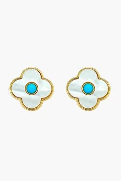 Turquoise Angelina Stud