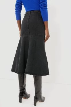 Washed Black Cyprus Midi Skirt -Vogue Vista Clothing 2EZZ7SL1t6d4JP8jo4dEOvGf9i3I3J1x 1