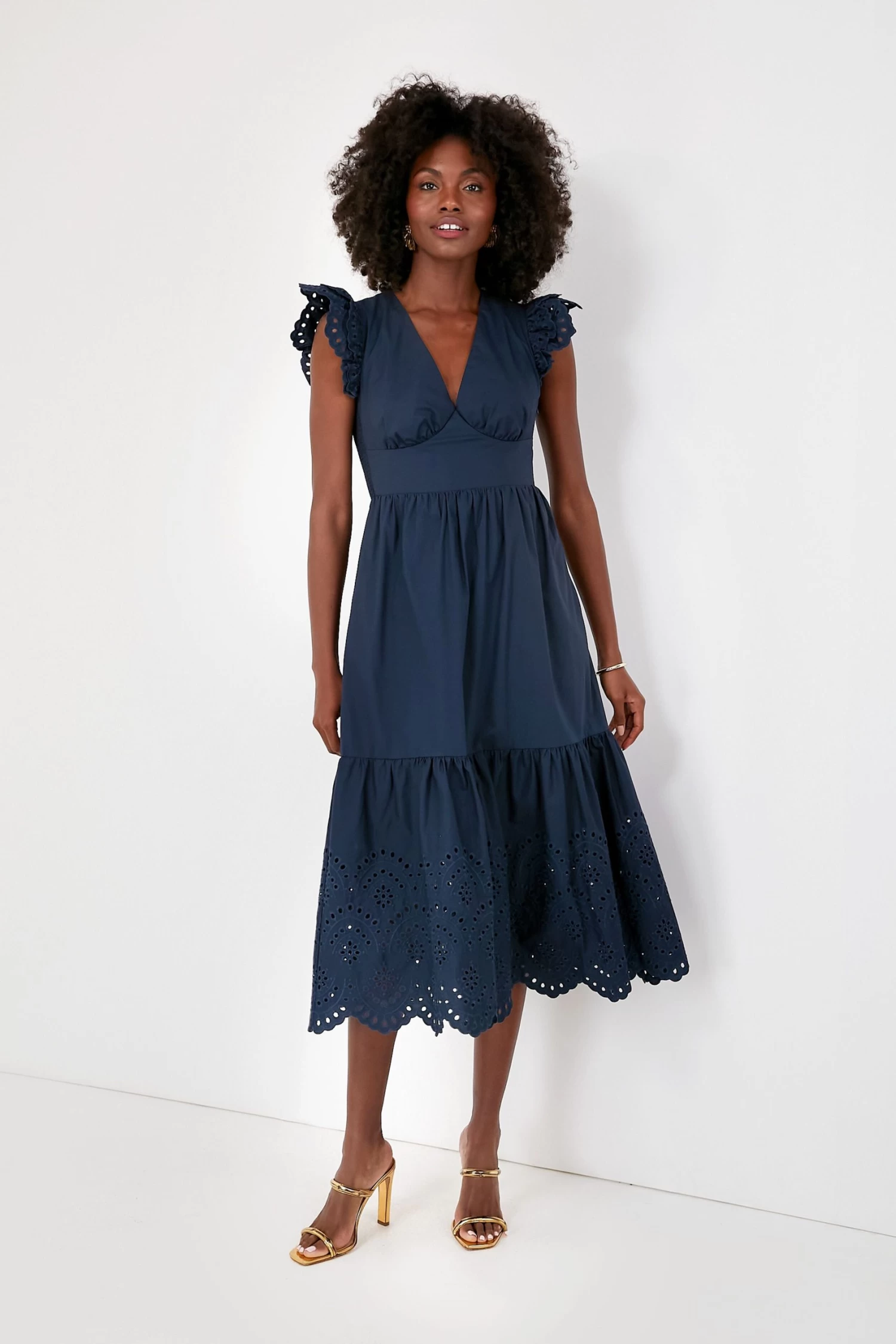 Gold Perry Earrings 3 Gold Perry Earrings - Image 3