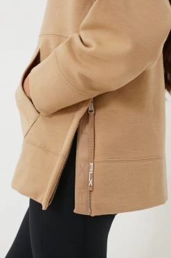 Long Sleeve Wool Blend Double Knit Half Zip Tunic Pullover -Vogue Vista Clothing 2RvTYoFFL2NpOeyR9aZVoh6xZJQ0edWi 1