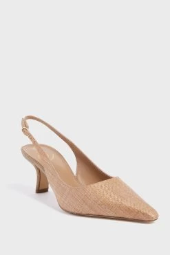 Sam Edelman Buff Tan Bianka Sling Back Heels
