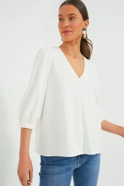 White Hollis Top