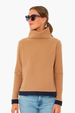 Camel And Navy Colorblock Park Slope