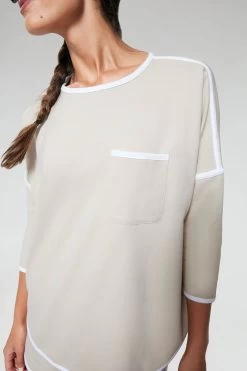 Sand And White Terry Farah Pullover -Vogue Vista Clothing 3SwXFVdPs1rTDvoIEE7FoU2R6gejx07o 1