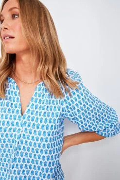 Vineyard Vines Island Ocean Breeze Seastitch Block Print Popover -Vogue Vista Clothing 3WB2GO5OJ12BsZsoAMSVOqiOqa6YByCq 1