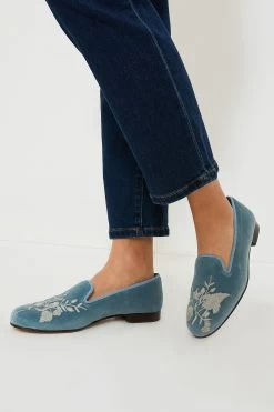 Wedgewood Blue Velvet Chinapaper Slippers -Vogue Vista Clothing 3g5jvgj46ts4kqYlAvt7h7HJNt3Z0UBH 1