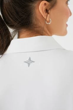 White Short Sleeve Caroline Polo -Vogue Vista Clothing 3xlMWUBg07ikRkSTpaiAKzhNv7VMTivg 1