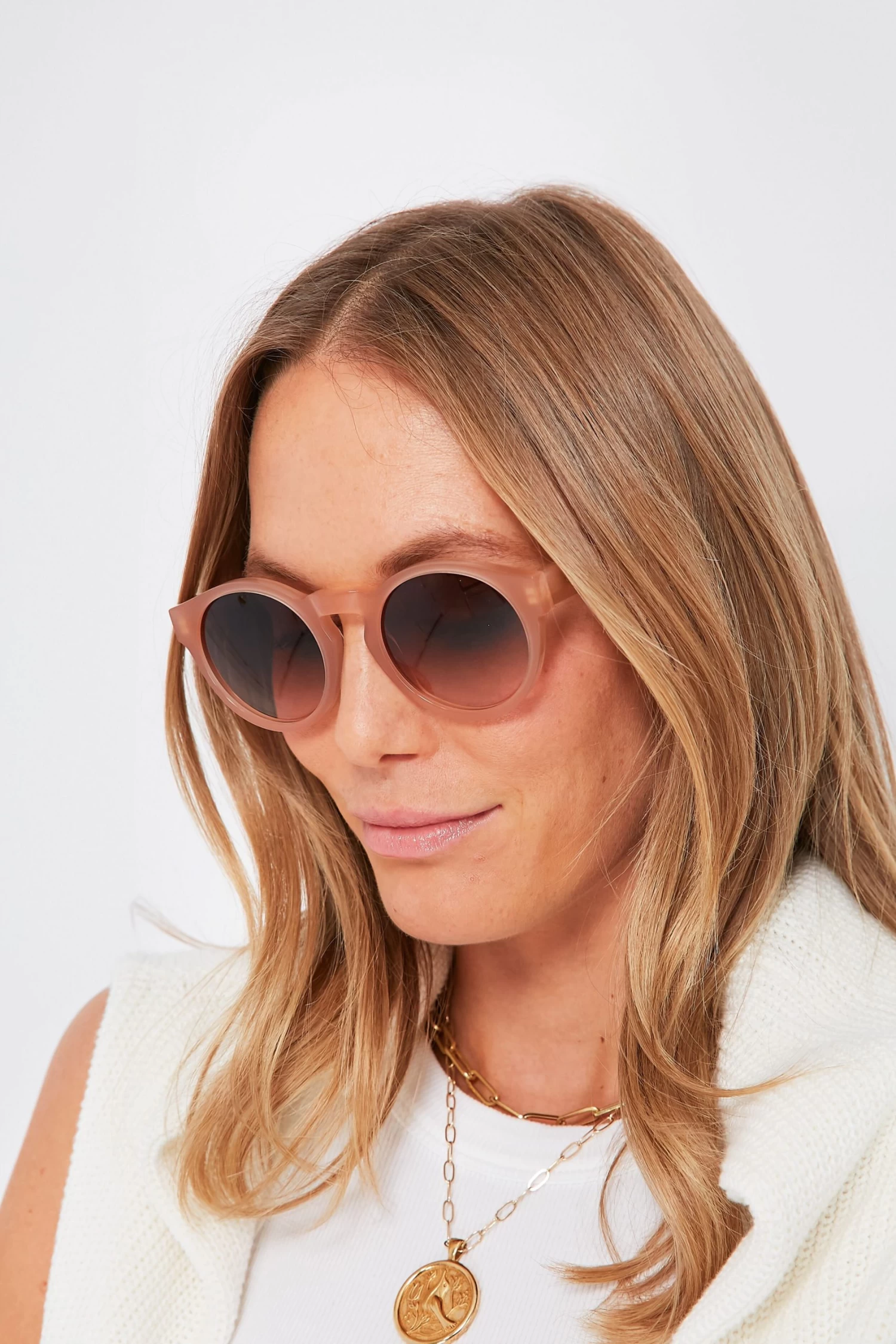 Chloé Nude Xena Sunglasses 2 Chloé Nude Xena Sunglasses - Image 2