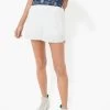 White Scallop Marisa Tennis Short