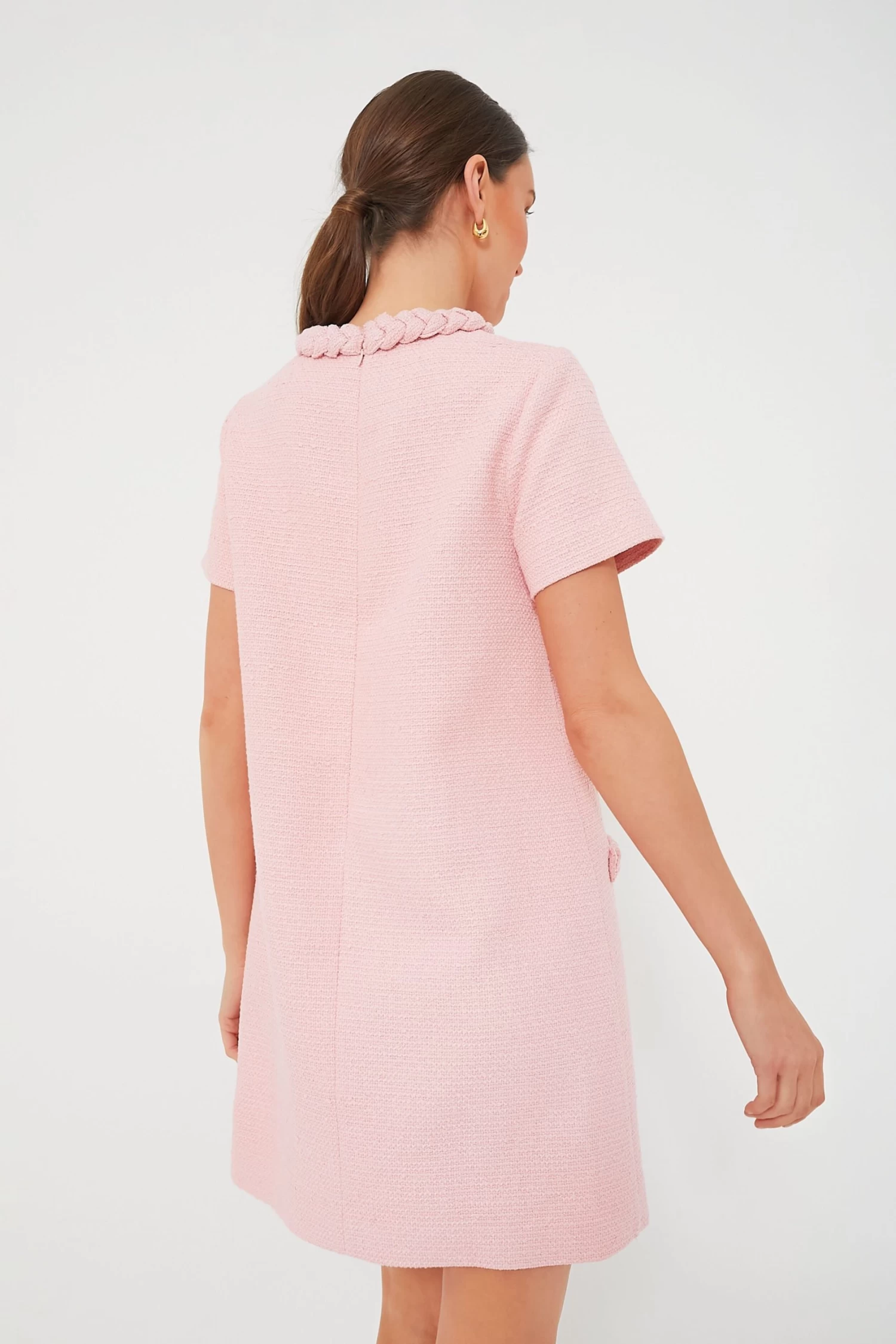 Pink Salt Tweed Jackie Dress 4 Pink Salt Tweed Jackie Dress - Image 4