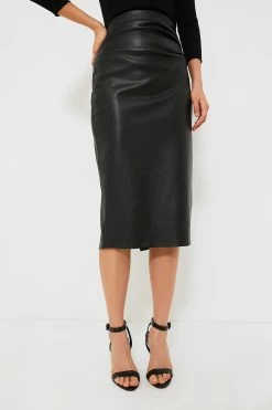 Black Leather Monica Midi Skirt -Vogue Vista Clothing 5CYrECoRBJ1tLvwlD7oeSSlSGWrGITID 1