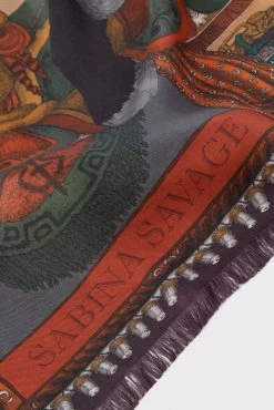 Coal Cloud The Wind Horse Large Silk Scarf -Vogue Vista Clothing 5NeUSE8tEn9XRyBsEv3Oze4fWWS8kXQk 1