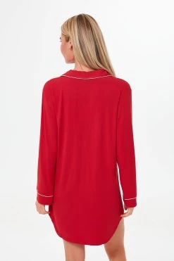 Eberjey Haute Red Gisele Sleepshirt -Vogue Vista Clothing 5kZazEbUES3ryxInufAdQ7jO4xwhXUi8 1