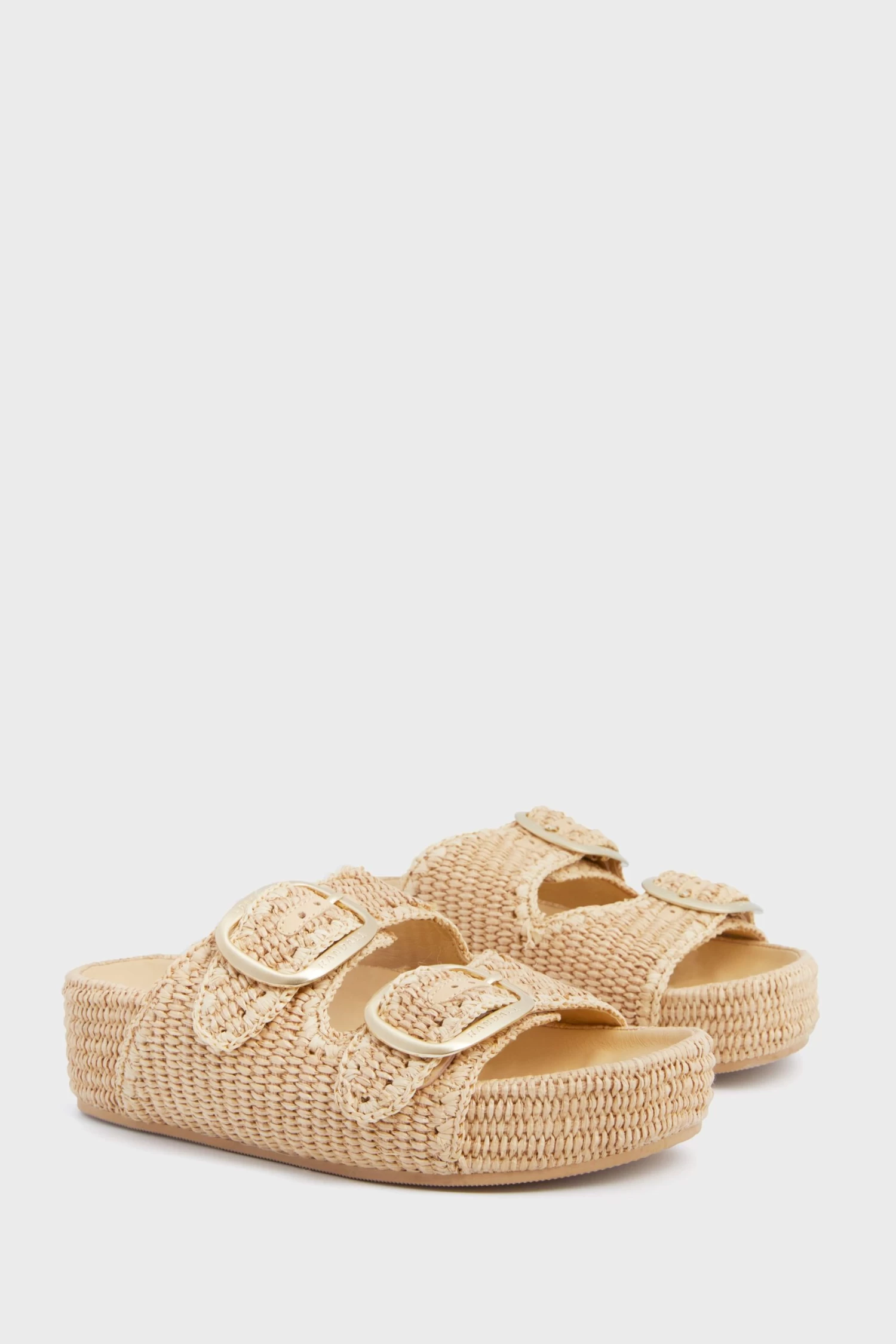 Loeffler Randall Natural Chunky Woven Raffia Sandals 4 Loeffler Randall Natural Chunky Woven Raffia Sandals - Image 4