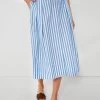 Staud Sea Stripe Kingsley Skirt