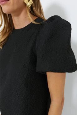Black Jacquard Lyla Blouse -Vogue Vista Clothing 6T5EiveOjAmhqVSPsSJ4KD0g6qzbm344 1