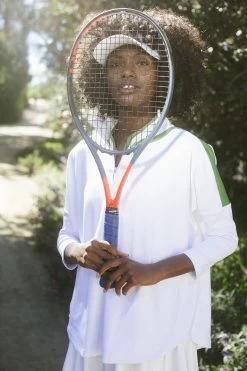 White And French Green Amelie Quarter Zip -Vogue Vista Clothing 7W4LvtlUvuKnvkU6amN6AV6w84uNJft6 1