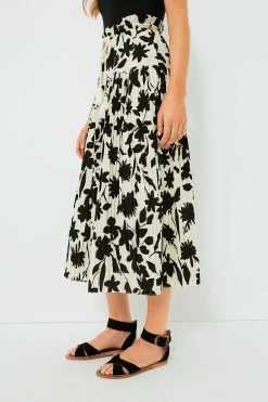 Exclusive Ivory Floral Midi Skirt -Vogue Vista Clothing 8DF6IgTNVWer7DmxioyxsBjYtL7pmbk9 1