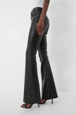 Veronica Beard Black Vegan Leather Beverly High Rise Skinny Flare 8 Veronica Beard Black Vegan Leather Beverly High Rise Skinny Flare -Vogue Vista Clothing 8K6vFT7yHvRq0Nung46DofjbG0U4hqh6 1
