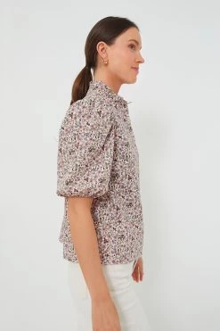 Blush Floral Florence Blouse -Vogue Vista Clothing 8KIuv7smPL54ivFbFySvYimTo5fjaAZS 1
