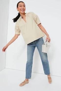 Tan Ruthie Blouse -Vogue Vista Clothing 8QNMoRCXtp8TvthFcWa6Zak7TcF1NOVn 1