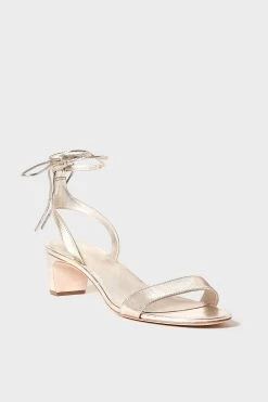 Loeffler Randall Champagne Jackie Ankle Wrap Sandal