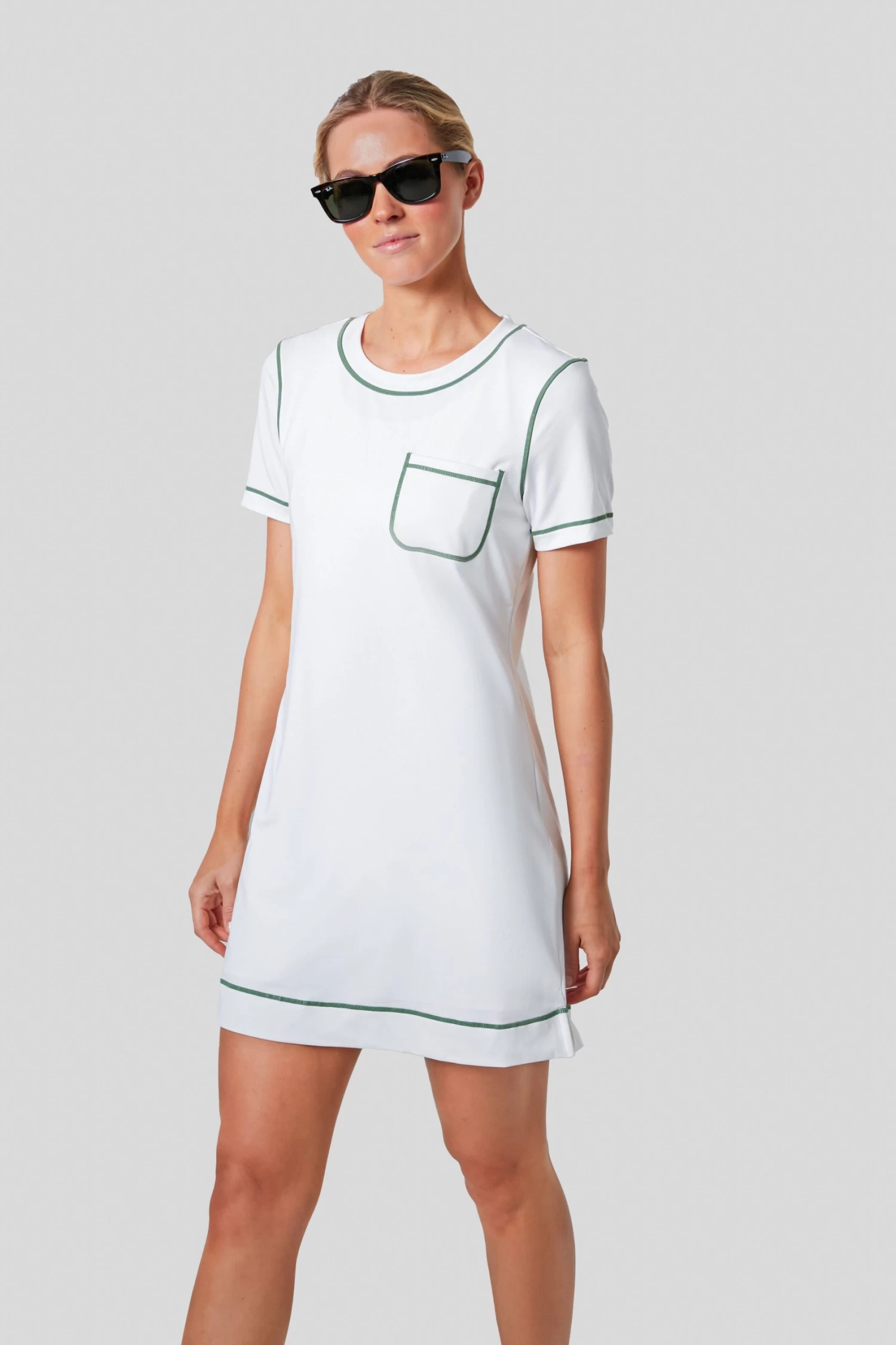 White Robin Sport Dress 2 White Robin Sport Dress - Image 2