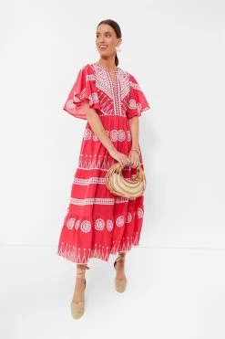 Soleil Red Flirty V-Neck Maxi -Vogue Vista Clothing A60Fpq3T2Ghrvntv1fwhMMja5XU8eCkc 1