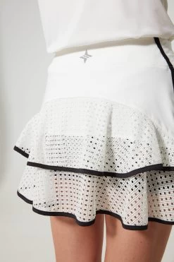 White And Black Cane 14 Inch Madison Tennis Skirt 14 White And Black Cane 14 Inch Madison Tennis Skirt -Vogue Vista Clothing AA60LPKyEmjRBytoXTYxGwQvZHt4Eces 1