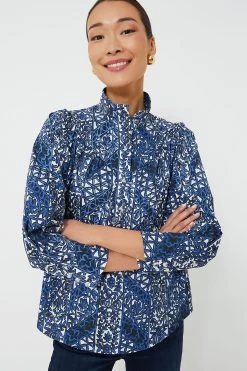 Montecito Midnights Corrigan Blouse