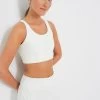 White Cane Jean Sports Bra