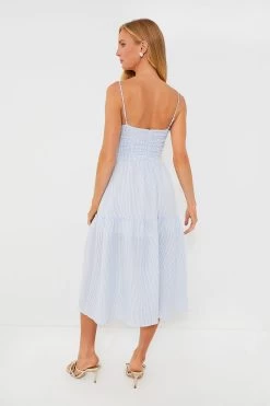 Blue Stripe Sasha Midi Dress -Vogue Vista Clothing AnLAqF4yYVtndQbk7kv678ROQnXRfkx6 1