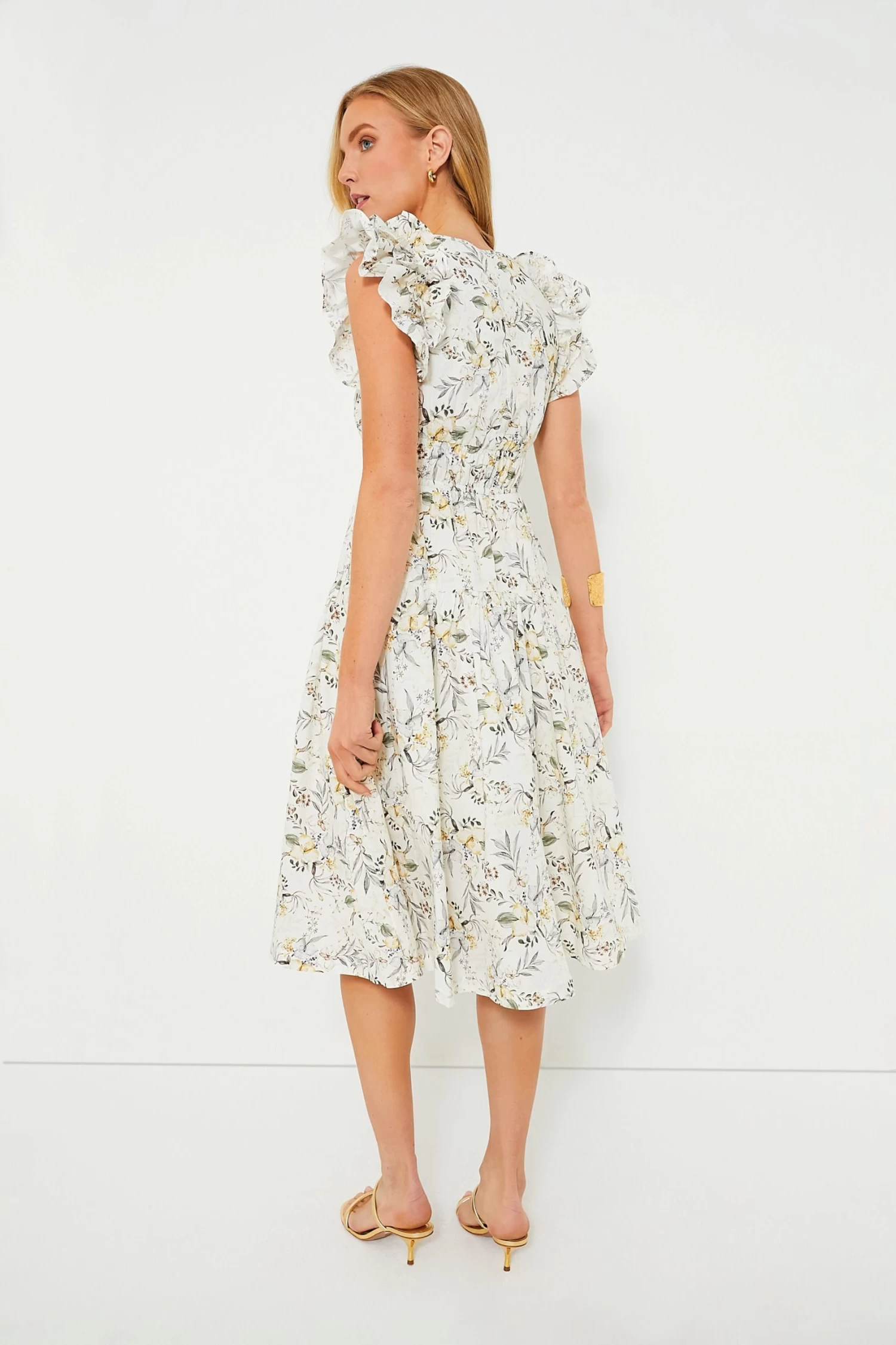 Sage Multi Mindy Midi Dress 4 Sage Multi Mindy Midi Dress - Image 4