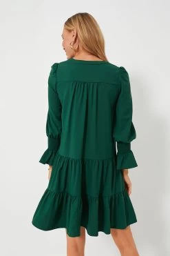 Hunter Green Crepe Kenzo Dress -Vogue Vista Clothing BBinn99kvRFT3Bx6SWNX7mXpBhblMjrF 1