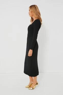 Black Erletta Double Crepe Dress -Vogue Vista Clothing BOM2CiSGTUWPPoqGcDUpPgY50TkQZnfg 1
