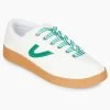 Tretorn Women's Green And White Nylite Sneakers