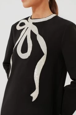 Black Bow Mini Jamie Dress -Vogue Vista Clothing BhzMBcvJeTKMHkf2P3AcqQnDhATHNwZe 1