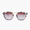 Matte Malt Mirrored 24K Beau Sunglasses