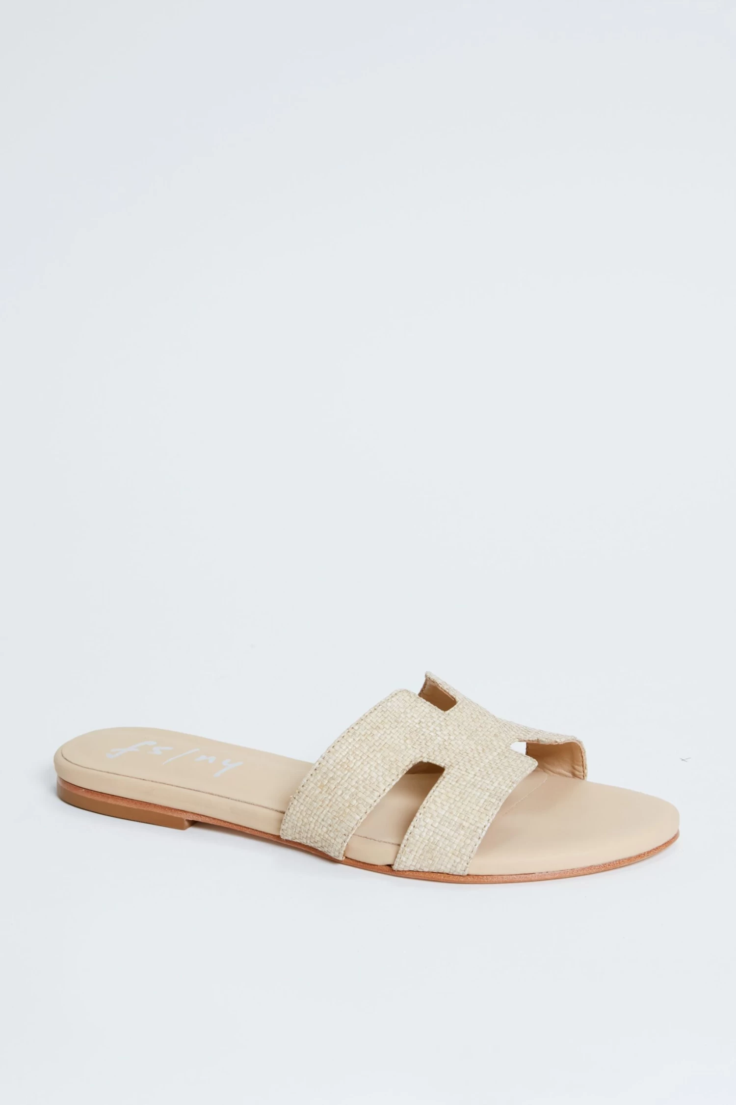 Beige Raffia Alibi Sandals 1 Beige Raffia Alibi Sandals
