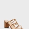 Cognac Foster Stud Sandals