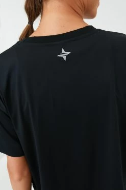 Black Cropped Ryan Boyfriend Tee -Vogue Vista Clothing CCTNG7SVdDn7SFB64olxcGMc3nmXFGwS 1